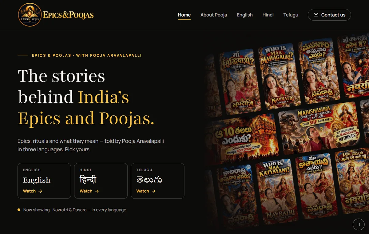 Epics & Poojas