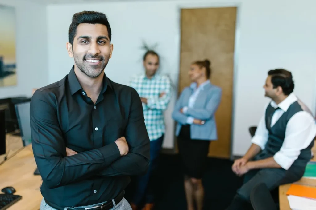 Samanvi Technologies client discussing an agentic AI project roadmap