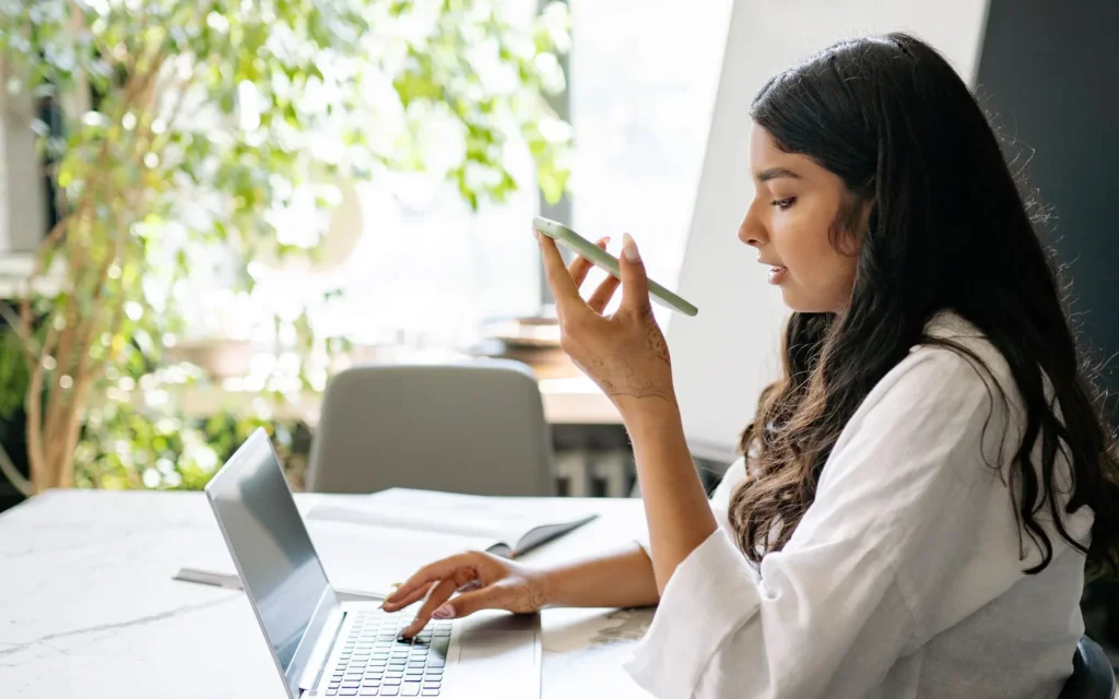 Business owner reviewing results from a custom AI agent deployment