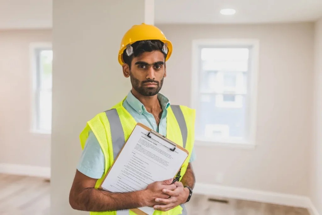 Samanvi Technologies presenting a website plan to a construction company owner