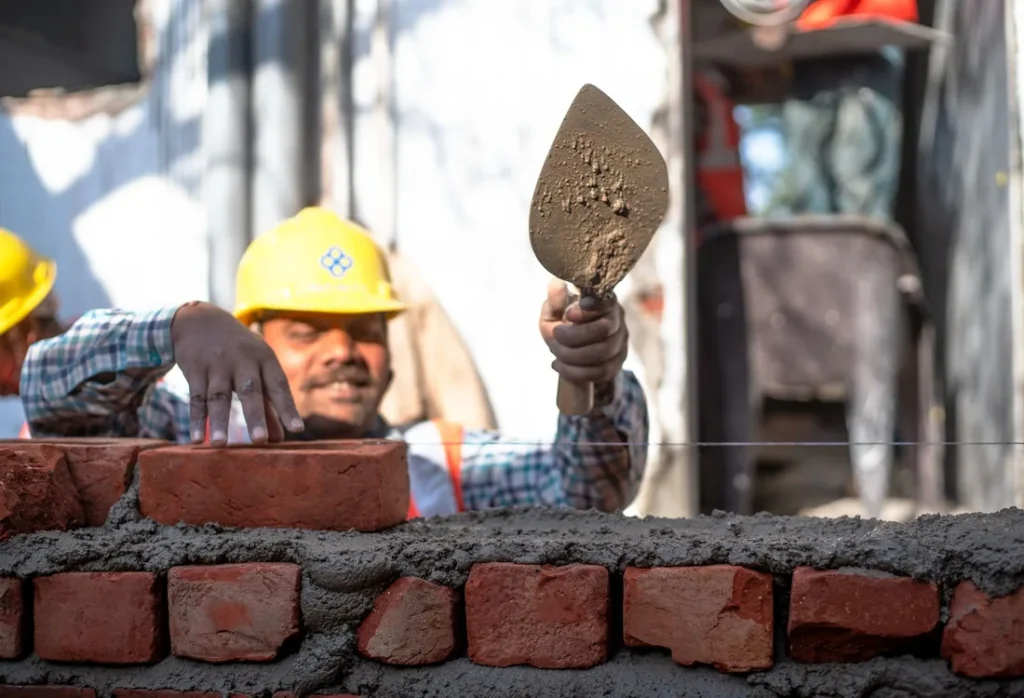 Construction team whose completed projects feature in their website portfolio