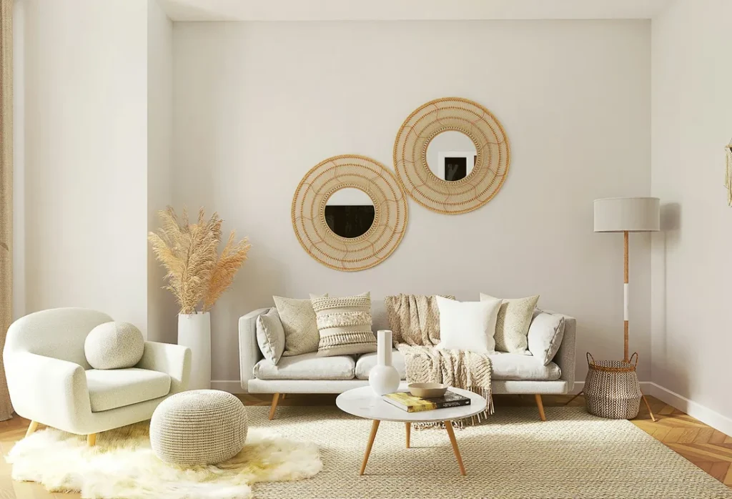 Completed interior project presented through interior designer website design by Samanvi Technologies
