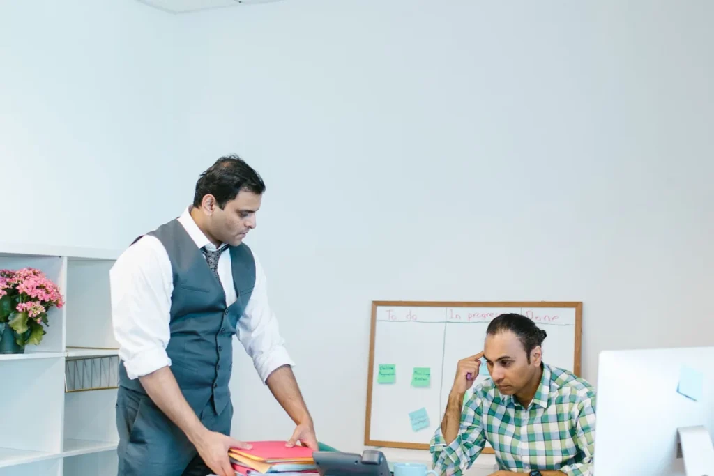 Samanvi Technologies presenting a website plan to a law firm partner