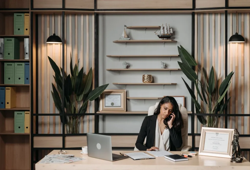 Legal professional at work — law firm website design by Samanvi Technologies