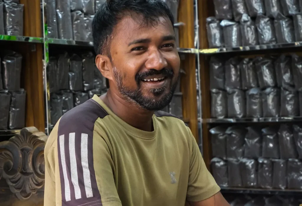 Local business owner in Rajahmundry whose website was built by Samanvi Technologies